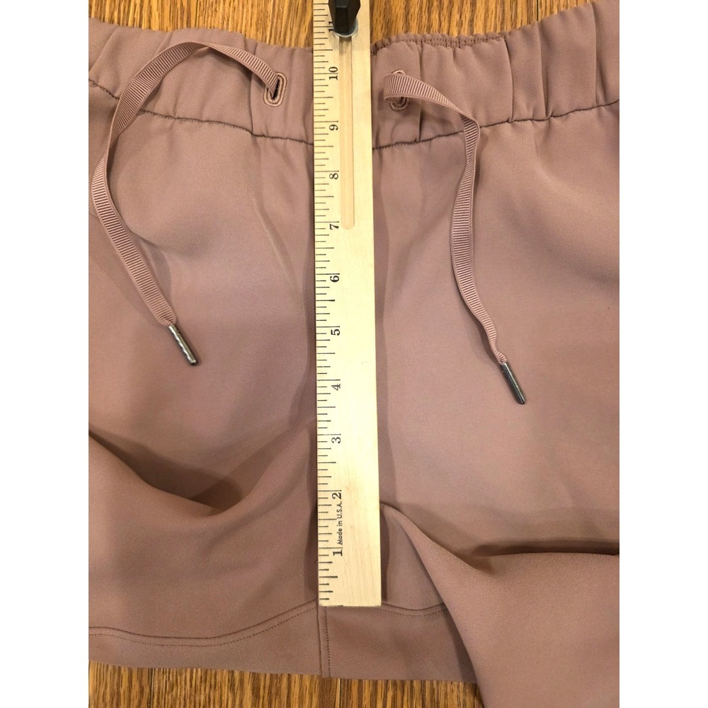Lululemon Keep Moving Pants Women's Size 8 Pink Rose Cropped Elastic 15.5" Waist - Picture 6 of 12